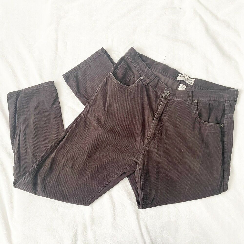 paper denim & cloth brown corduroy pants Jeans mens 38x30 Cotton